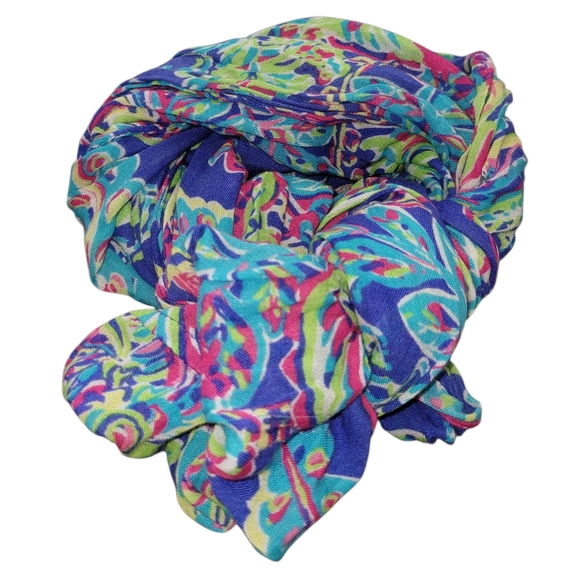 Infinity Lilly Pulitzer Toucan Play Vibrant Artsy Scarf - Picture 1 of 5